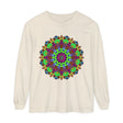 Colorful Mandala Unisex Long Sleeve T-Shirt made of soft and durable material
