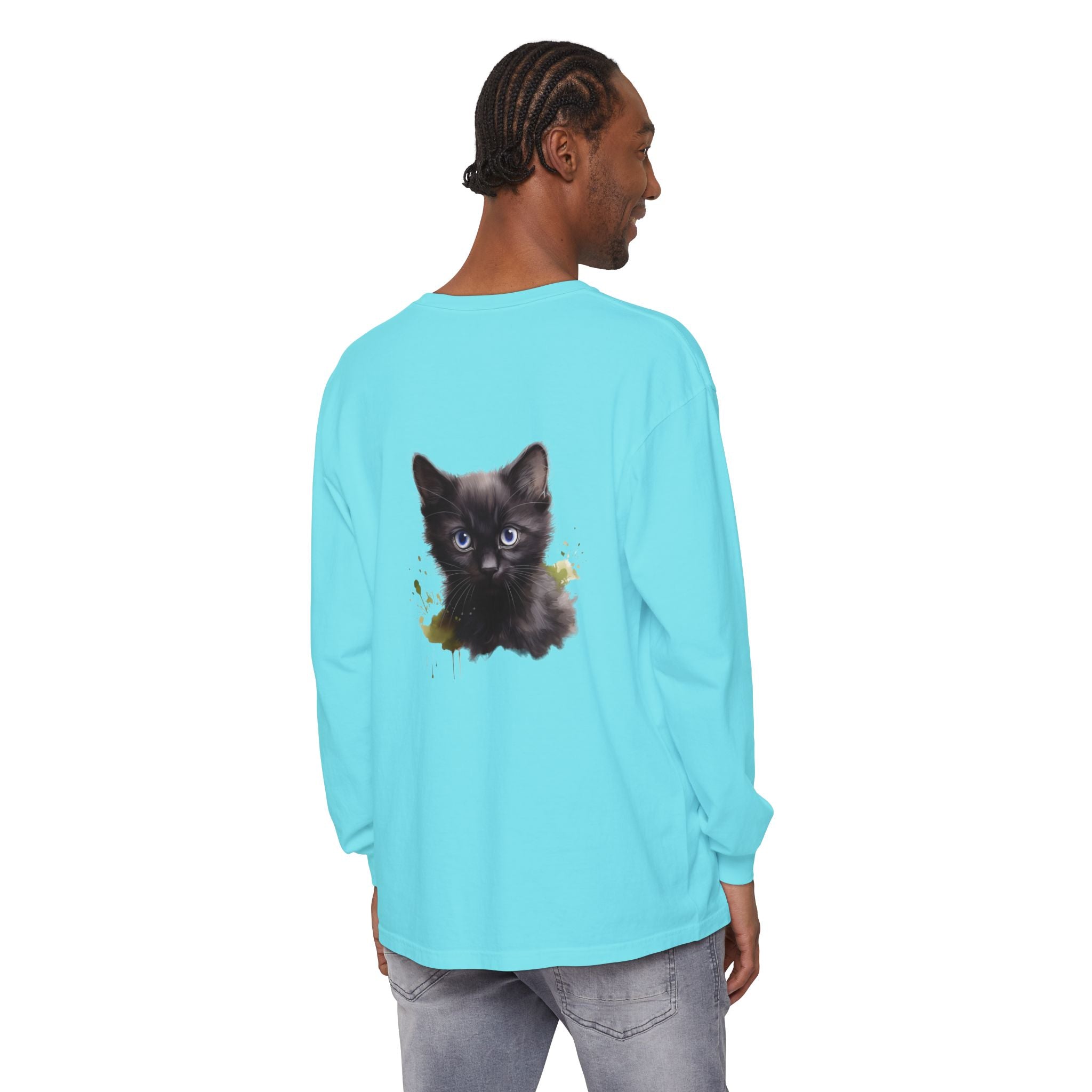 Full Sleeve Tee | Mystic Black Cat