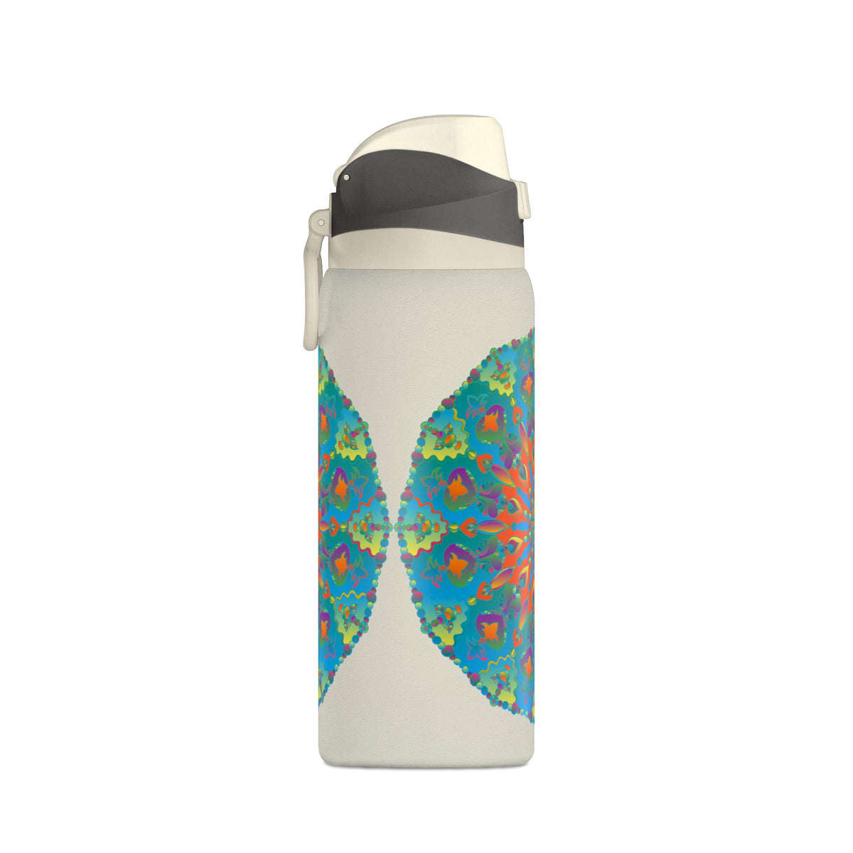 Borraccia termica da 32oz — Design mandala caleidoscopio colorato