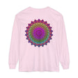 Vibrant Mandala Unisex Long Sleeve T-Shirt Adding Color and Energy to Outfit