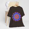 Vibrant and eye-catching Colorful Mandala Geometric T-Shirt with intricate design