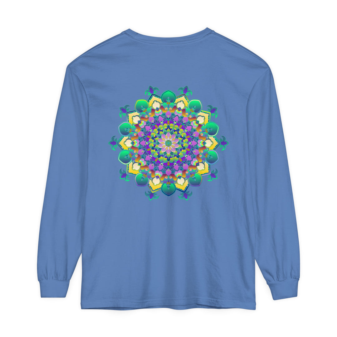 Beautiful and detailed mandala design long sleeve t-shirt for women