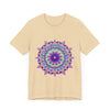 Vibrant and eye-catching Psychedelic Purple Mandala T-Shirt with intricate design