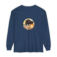 Black Cat & Moon Night Sky T-Shirt: A stylish black tee featuring a silhouette of a cat against a moonlit night sky