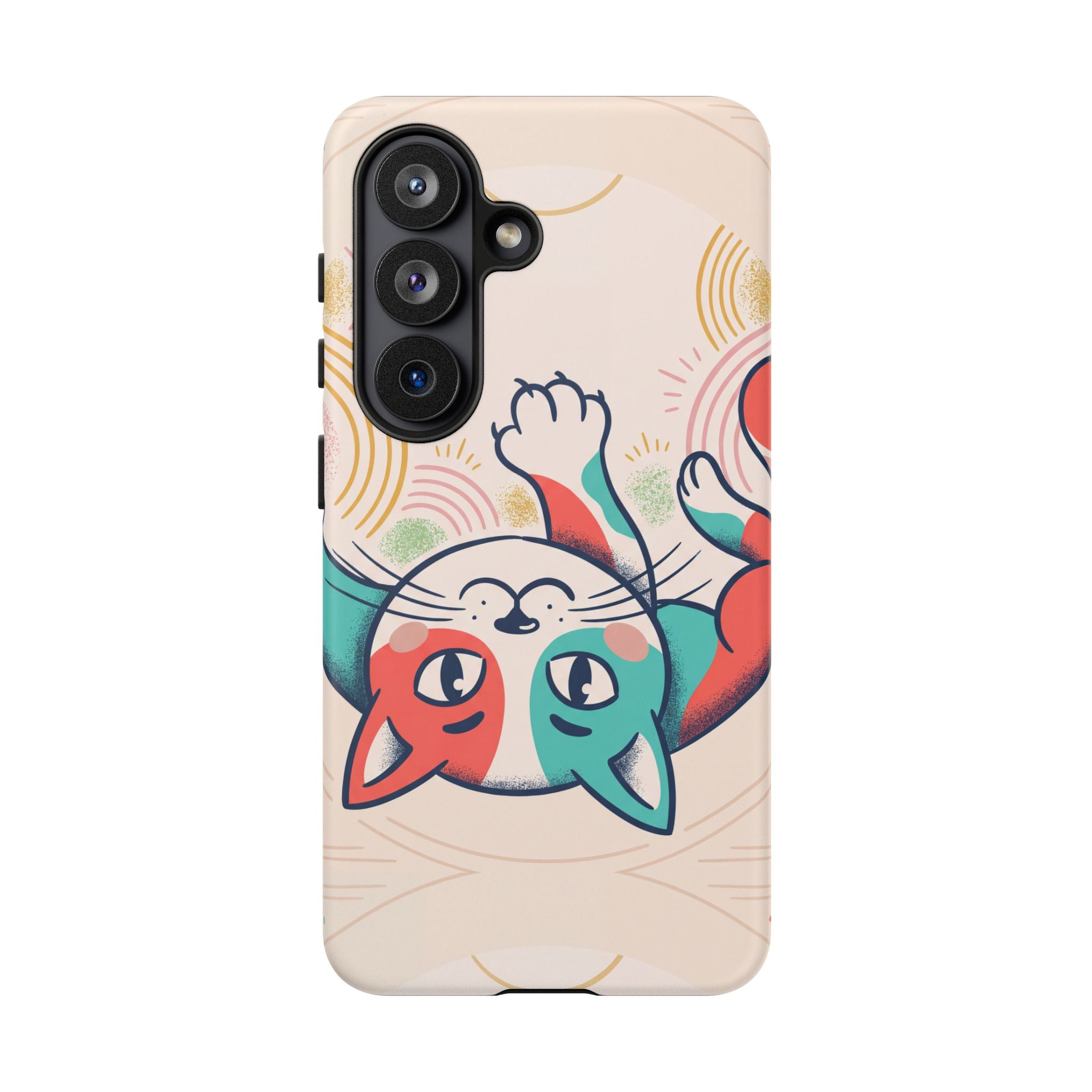 Phone Case — Cute Retro Calico Cat Protective Cover