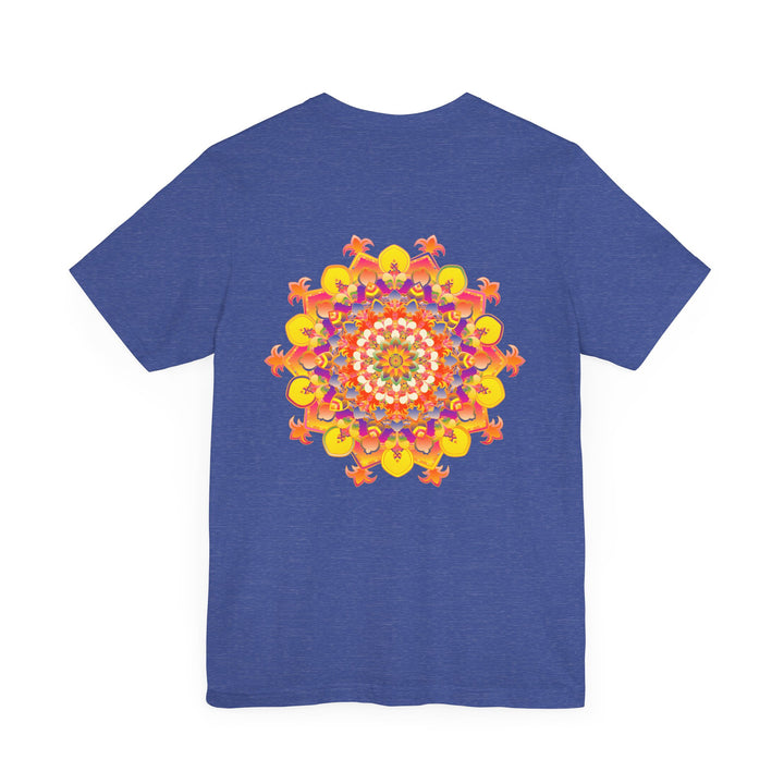 Beautiful and colorful Vibrant Mandala Tee representing spiritual peace and harmony