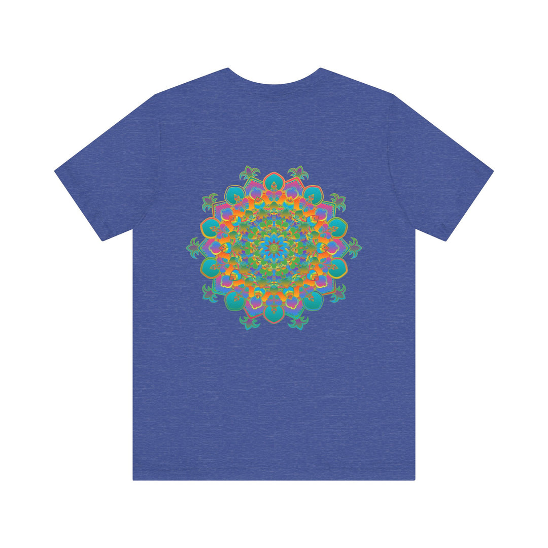 Vibrant Mandala Tee featuring intricate design for Spiritual Peace & Harmony