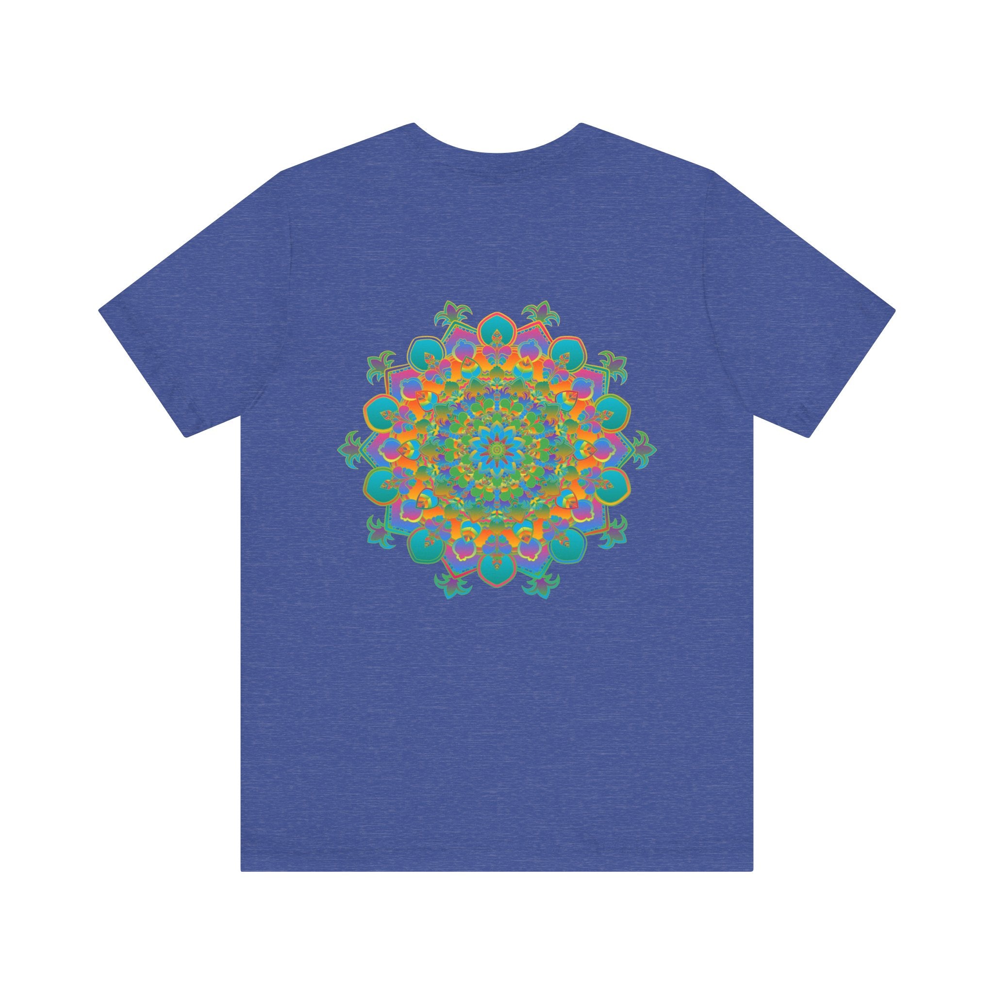 Vibrant Mandala Tee featuring intricate design for Spiritual Peace & Harmony