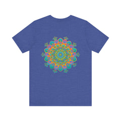 Vibrant Mandala Tee featuring intricate design for Spiritual Peace & Harmony