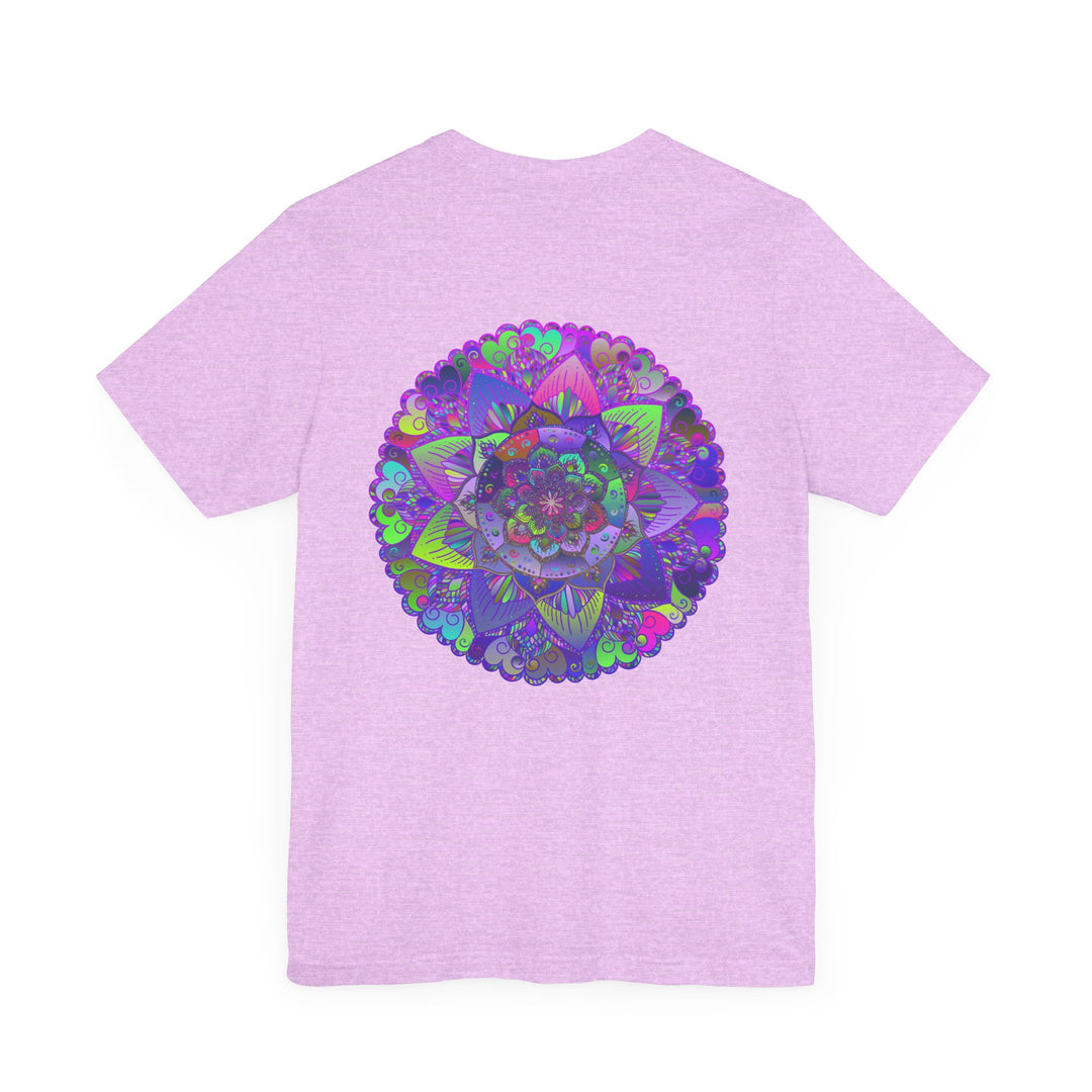 A beautiful and colorful mandala inspired tee that represents spiritual peace and harmony