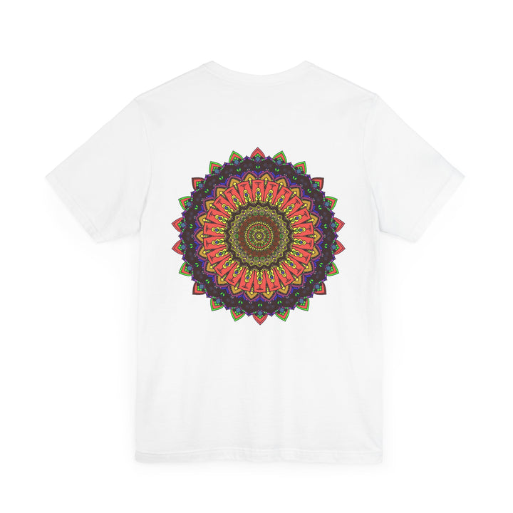 Beautiful Mandala Tee with intricate design representing spiritual peace and harmony for inner balance and tranquility