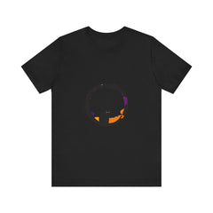Black Cat Mystery Moon T-Shirt featuring a spooky yet stylish design