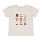Animal Love Kleinkind T-Shirt, süße Cartoon Tiere T-Shirt für Kinder 