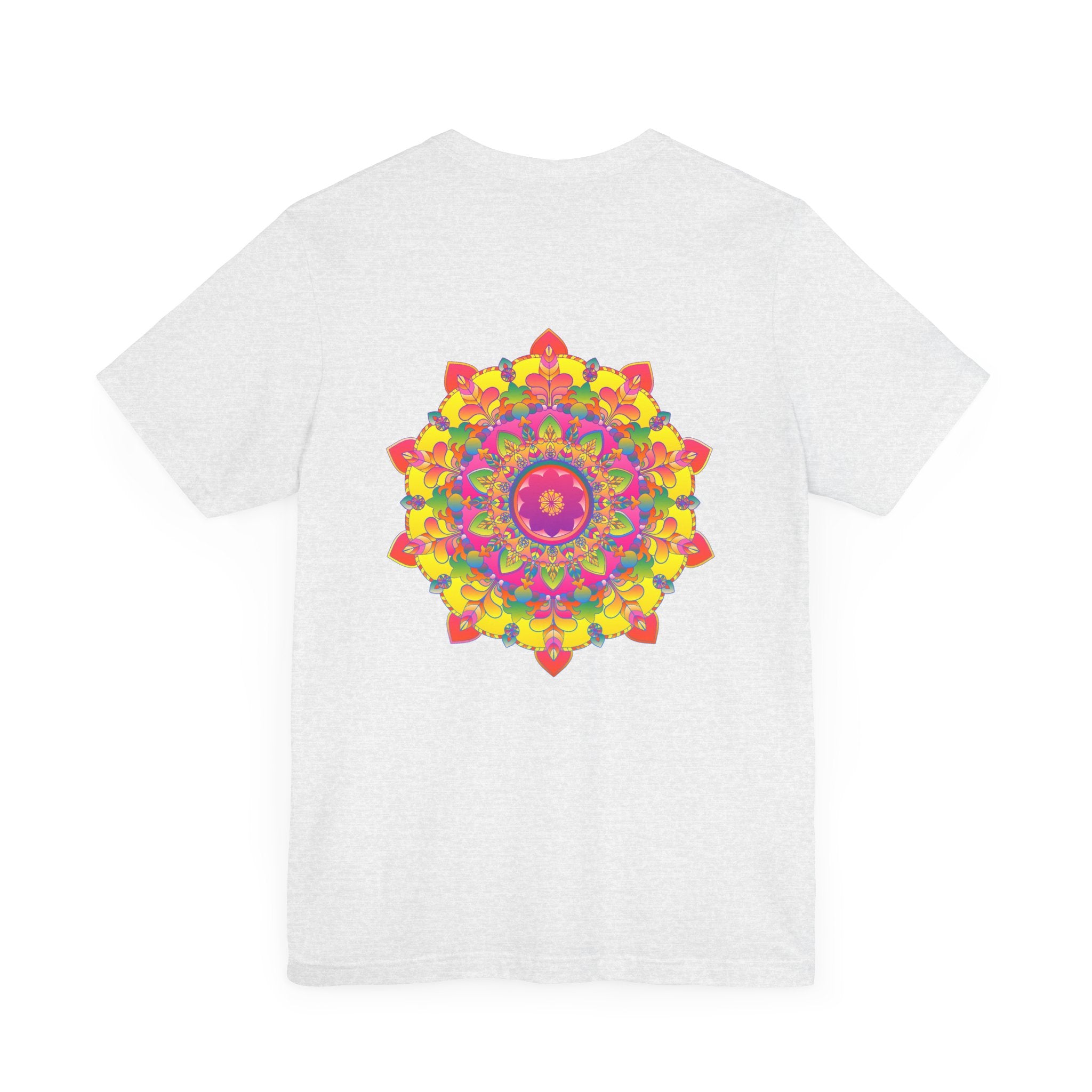 Beautiful Vibrant Mandala Tee featuring Spiritual Peace & Harmony design, perfect for finding inner balance and tranquility