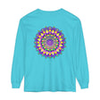 Colorful mandala design long sleeve unisex t-shirt for vibrant style