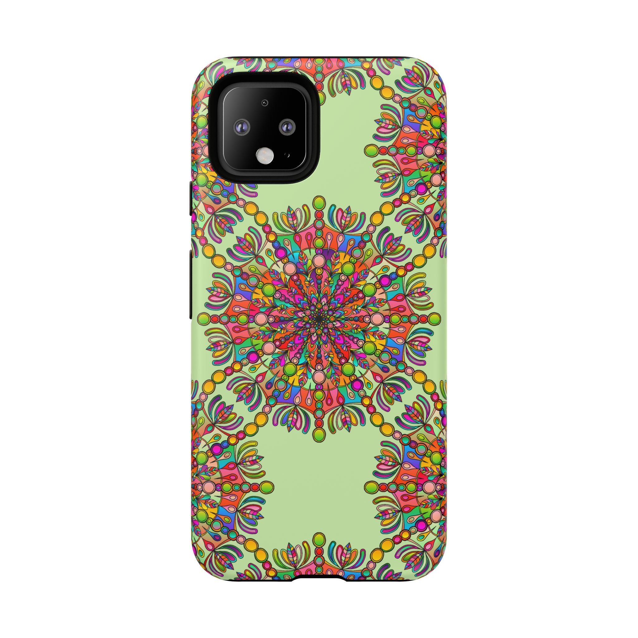 Vibrant Mandala iPhone & Google Pixel Case | Tough Cases