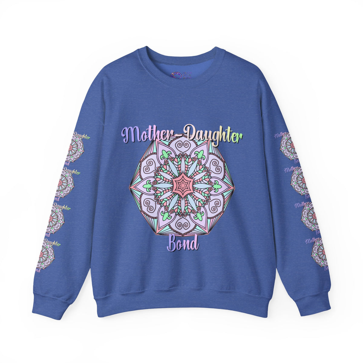 Mother-Daughter Mandala Sweatshirt Celebrating Unique Connections