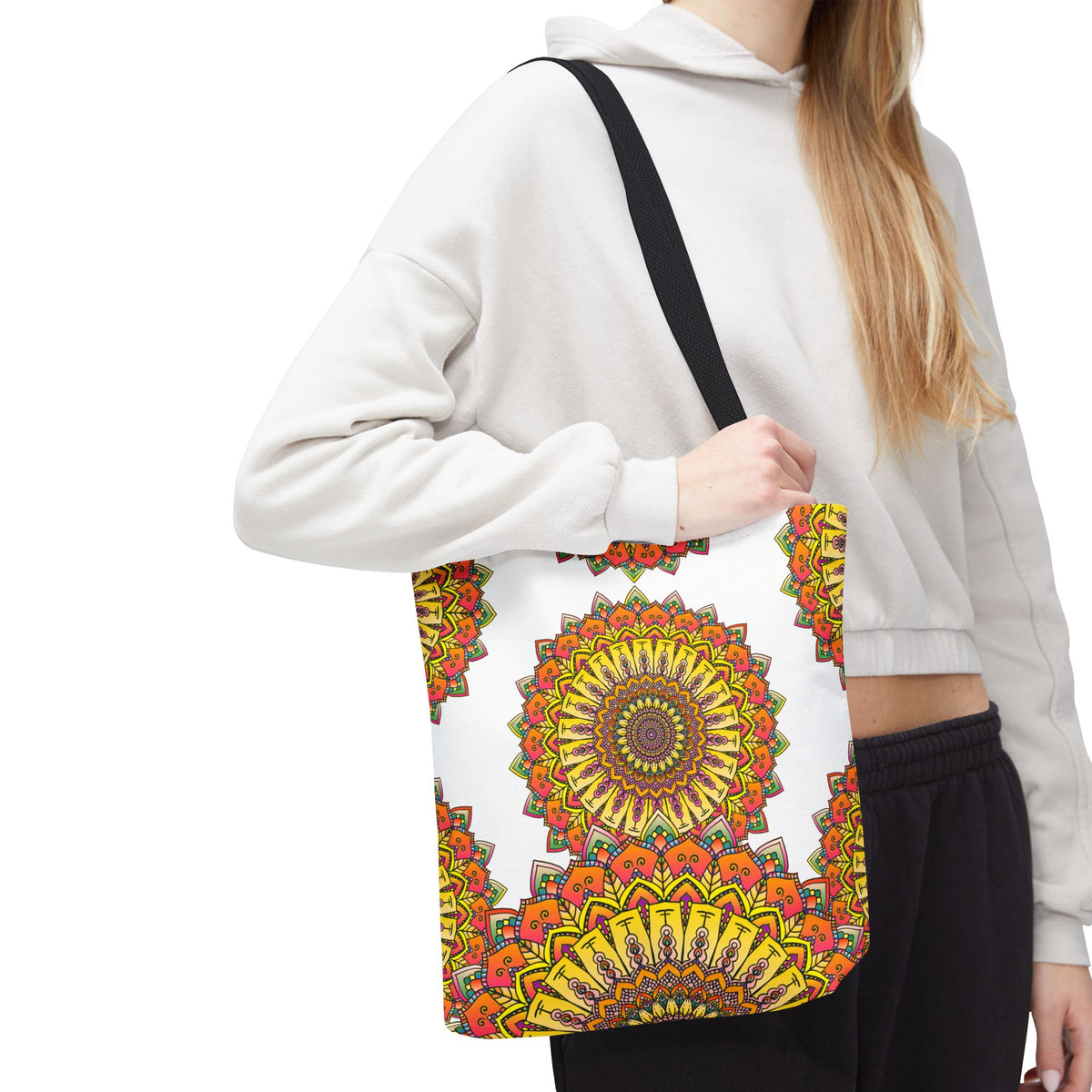 Solar Mandala Tote Bag