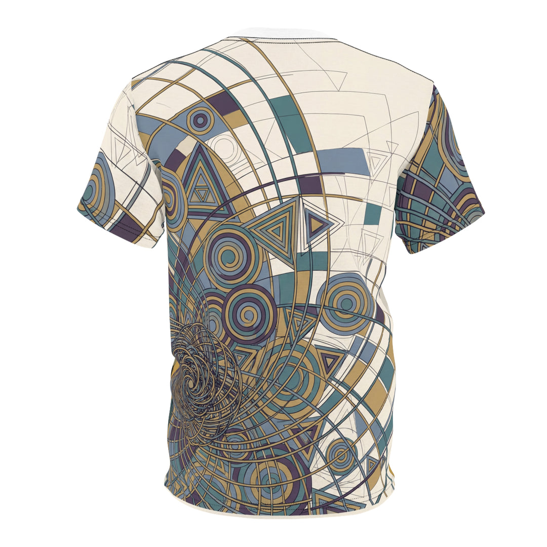 Sacred Geometry Funny Cat — Upside-Down Yawn