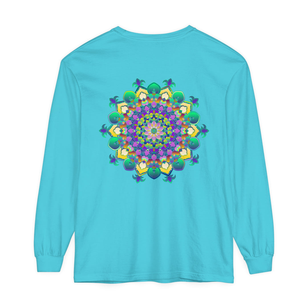 Beautiful and detailed mandala design long sleeve t-shirt for women