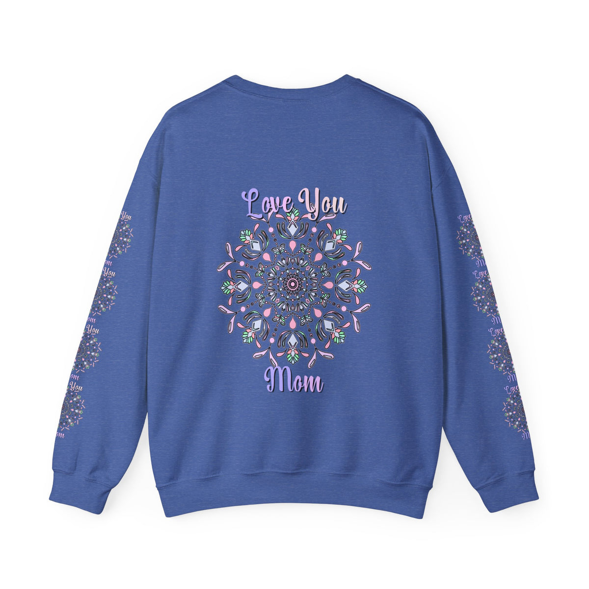 Felpa Mandala "Mamma Potente" in Morbide Tonalità Pastello
