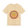 Vibrant Mandala T-Shirt featuring colorful and spiritual art design, perfect for expressing your inner creativity and positivity