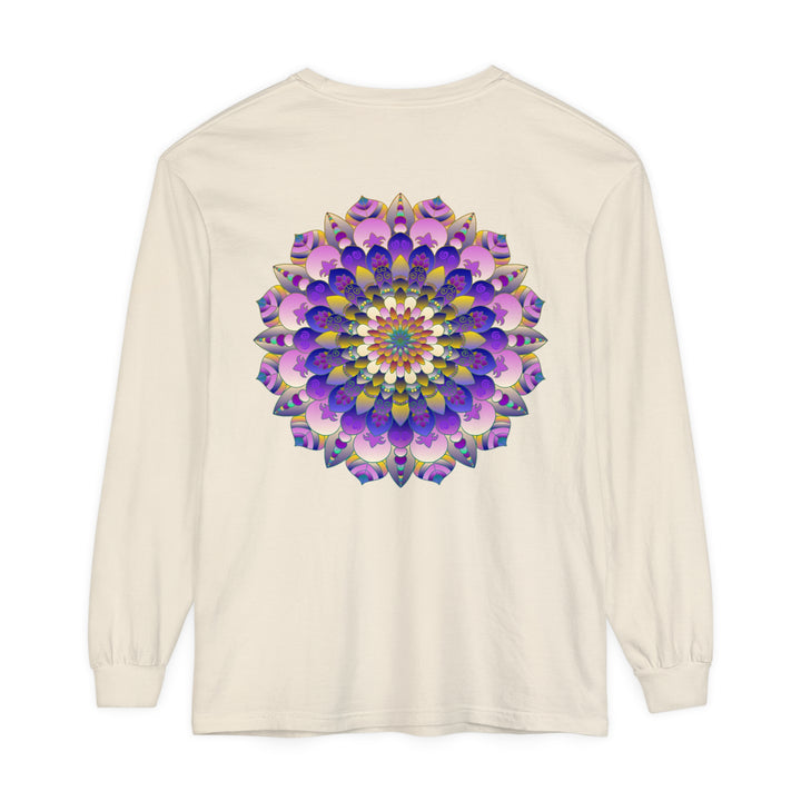 Colorful Mandala Long Sleeve T-Shirt - Psychedelic Art image 63