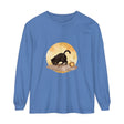 Black Cat Moonlit Mystery T-Shirt with Bats Flying in the Night