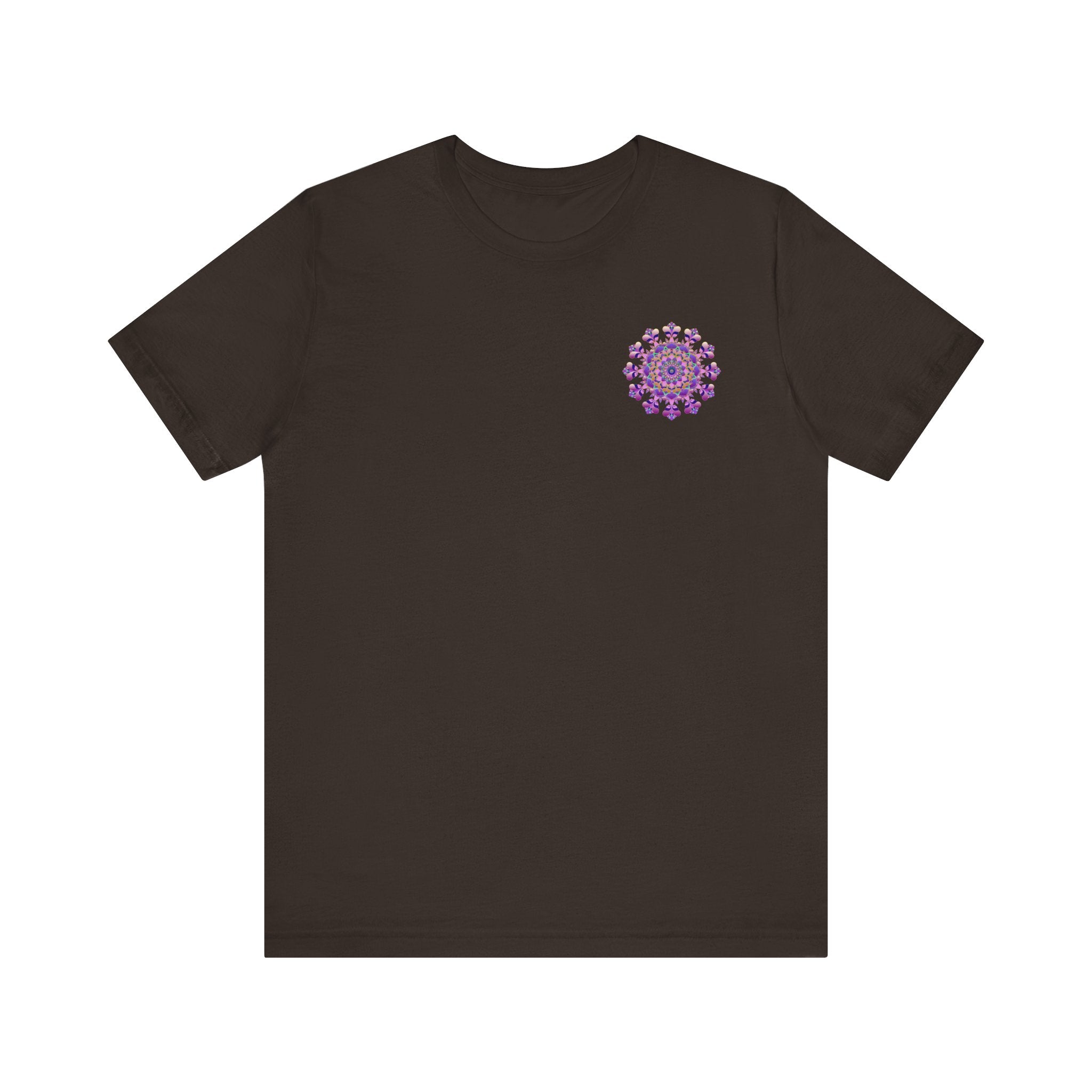 Artistic mandala tee promoting mindfulness and spiritual growth