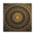 Himmlische Geometrie auf Marmor – gespannte Leinwand mit mattem Finish