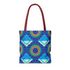 Colorful Mandala Tote Bag with intricate circular design in vibrant hues