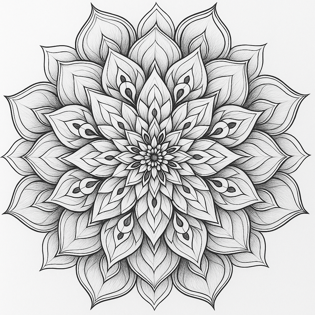 Therapeutic Mandala Coloring Pages – 16 Printable PDF Designs