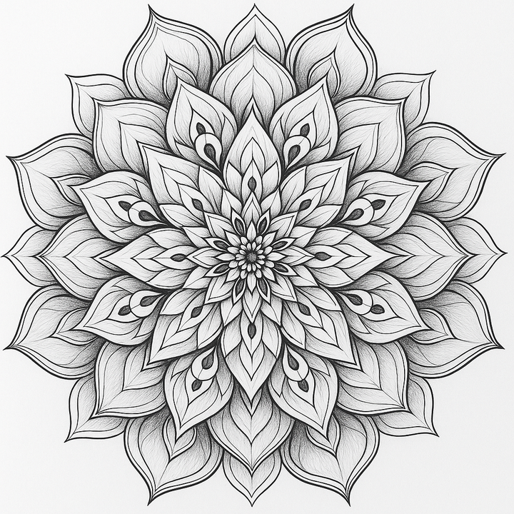 Therapeutic Mandala Coloring Pages – 16 Printable PDF Designs