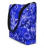 Blue Mandala Design Tote Bag for Stylish Everyday Use