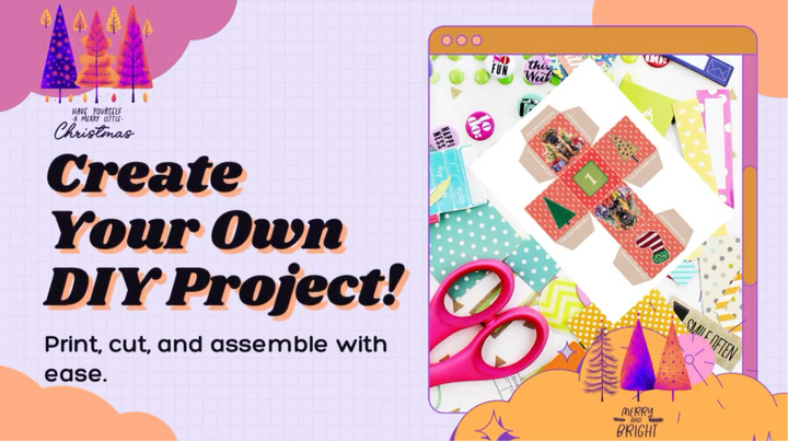 DIY Christmas Advent Calendar Boxes - Doggy Style PDF