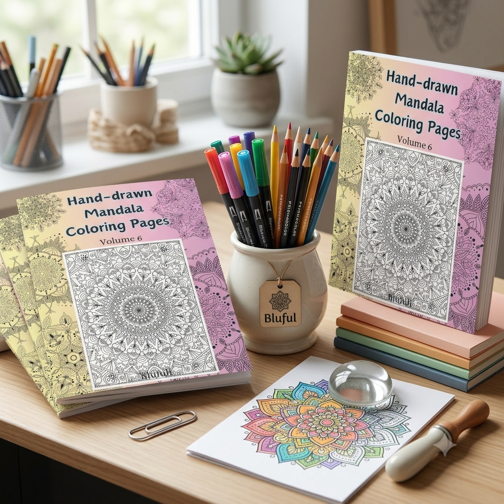 Mandala Coloring Book — Hand-Drawn Intricate Designs for Relaxation & Mindfulness
