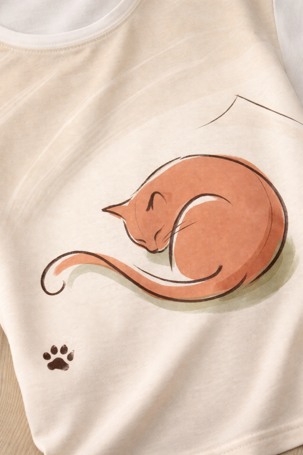 Cozy Calligraphic Cat