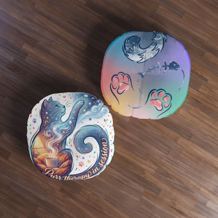 Purr Therapy Doppelbelichtungs-Katzen-Bodenkissen