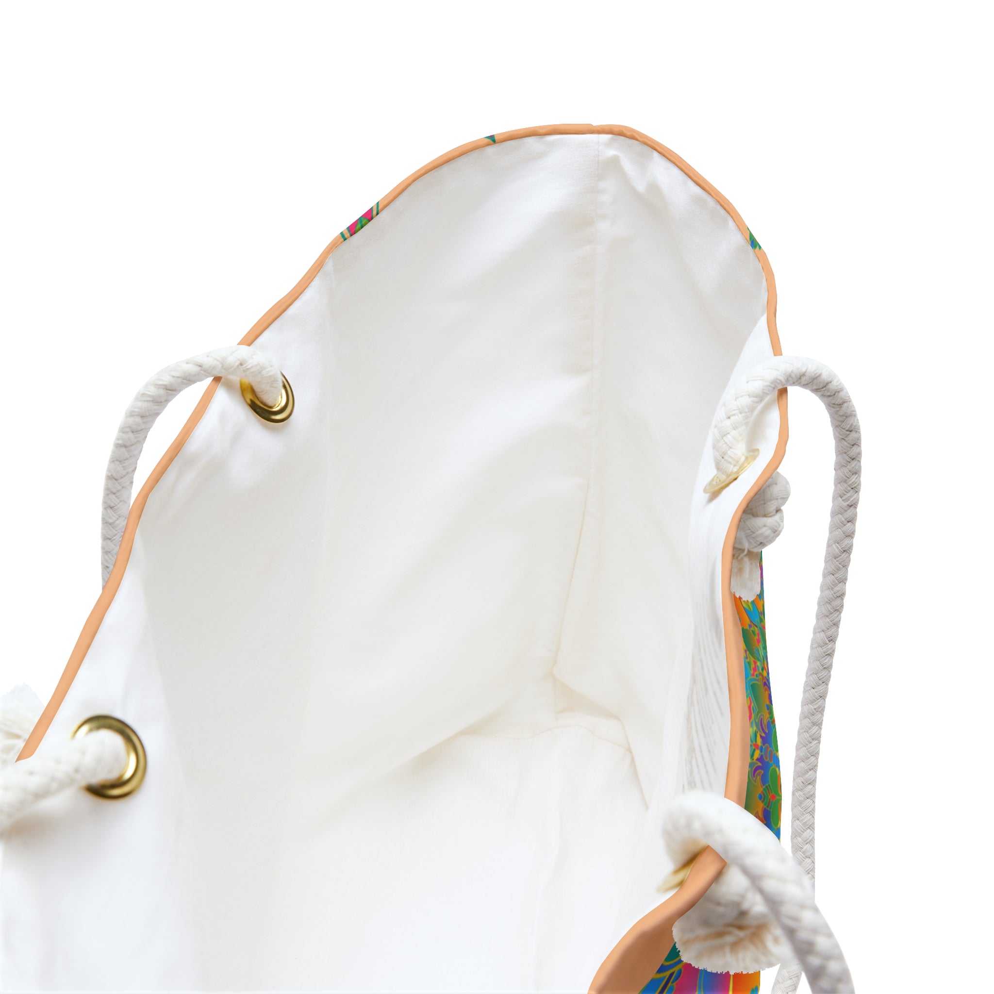 Mandala Pattern Weekender Bag in Deep Blues and Greens for Travel