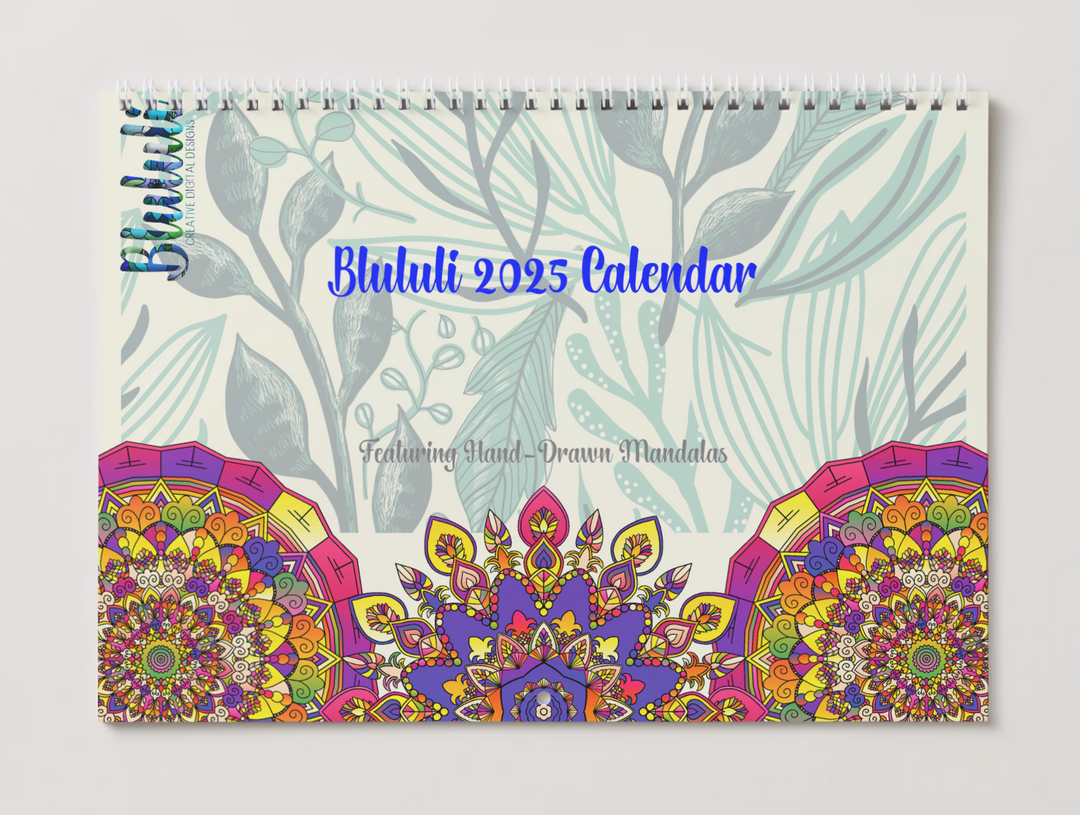 2025 calendar with holidays printable with beautiful illustrations and fun fonts