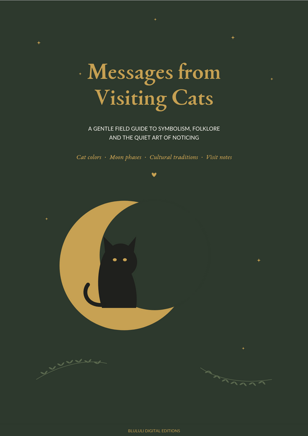 Spiritual Meaning of Cats Visiting Your Home | inspired by folklore, Printable PDF Guide | Cat Symbolism | Cat Color Meanings | Instant Download