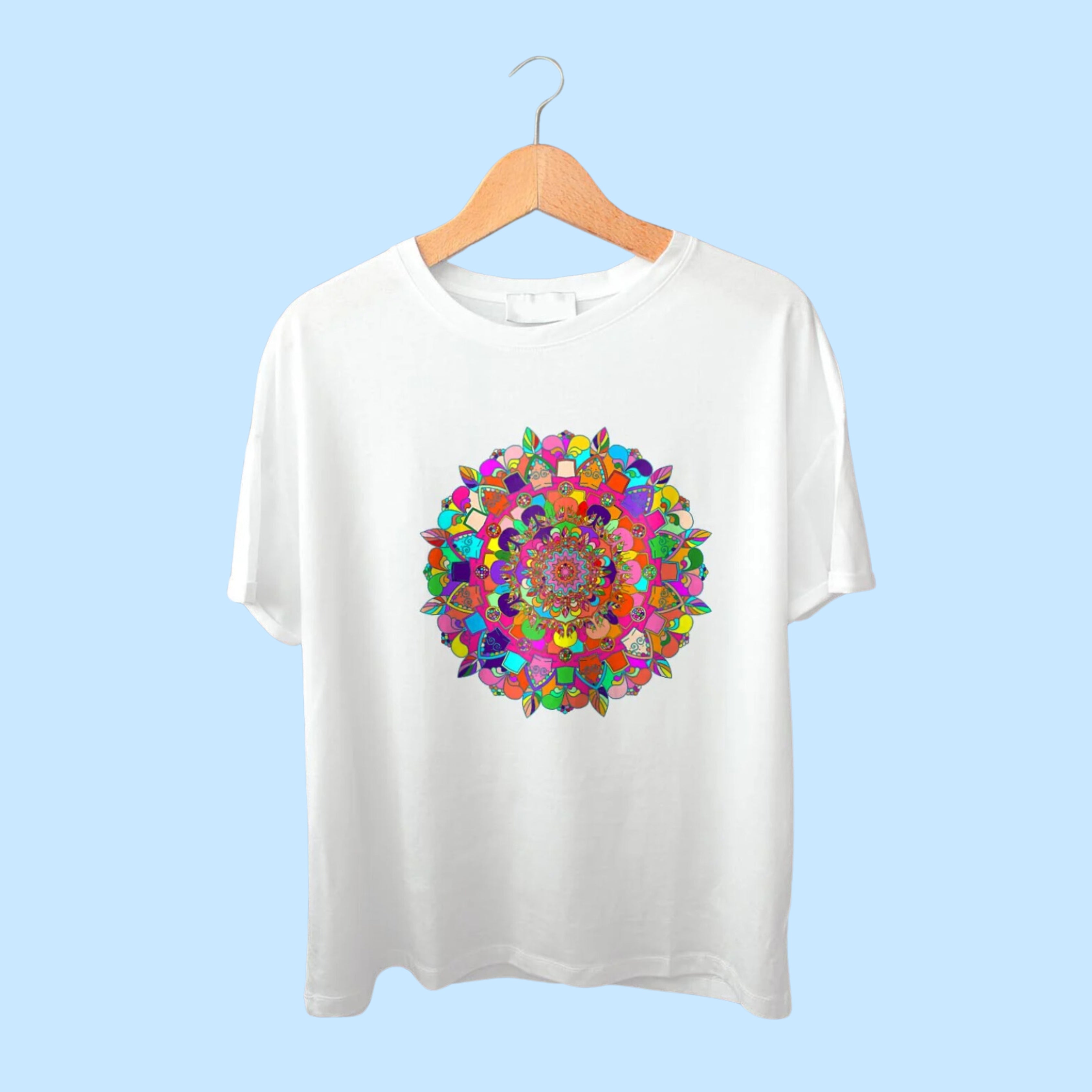 Load video: create your own personalized mandala t shirt