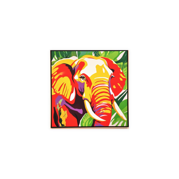 Abstract Elephant Art Print - Colorful Savanna Poster - Blululi