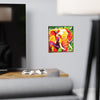 Abstract Elephant Art Print - Colorful Savanna Poster - Blululi