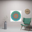 Abstract Geometric Mandala Poster - Colorful Art Print Poster - Blululi