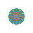 Abstract Geometric Mandala Poster - Colorful Art Print Poster - Blululi