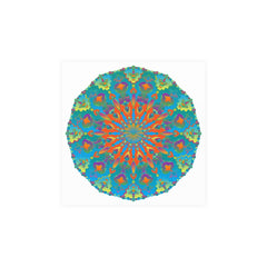 Abstract Geometric Mandala Poster - Colorful Art Print Poster - Blululi