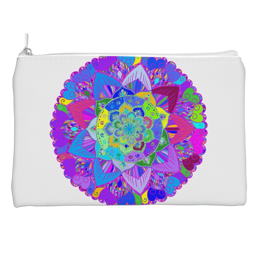 All Over Pochette - Clutch Bag with Hand - Drawn Mandala Art All Over Pochette - Blululi