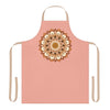 Apricot Mandala Apron - Hand Drawn Art All Over Prints - Blululi