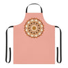 Apricot Mandala Apron - Hand Drawn Art All Over Prints - Blululi